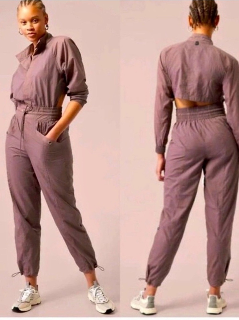 Alicia keys Utility Jumpsuit - Mauve